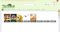 Desktop Screenshot of herbosus-shop.de